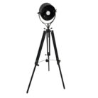 Black Steel Floor Standing Lamp