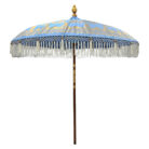Cotton Light Blue Bonita Umbrella