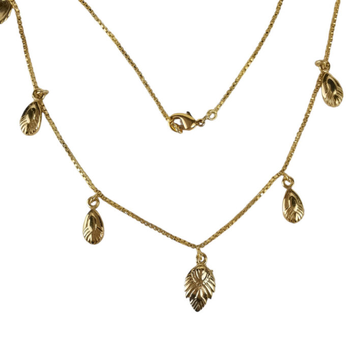 Women's Feather Brass Necklace Women's Feather Brass Necklace