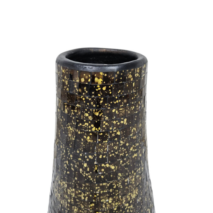 Brown-Spots-Tapered-Mosaic-Vase-Top.jpg Brown-Spots-Tapered-Mosaic-Vase-Top.jpg
