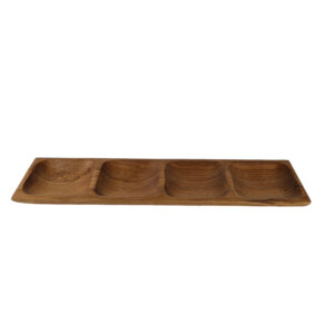 Burmese Teak Snack Tray