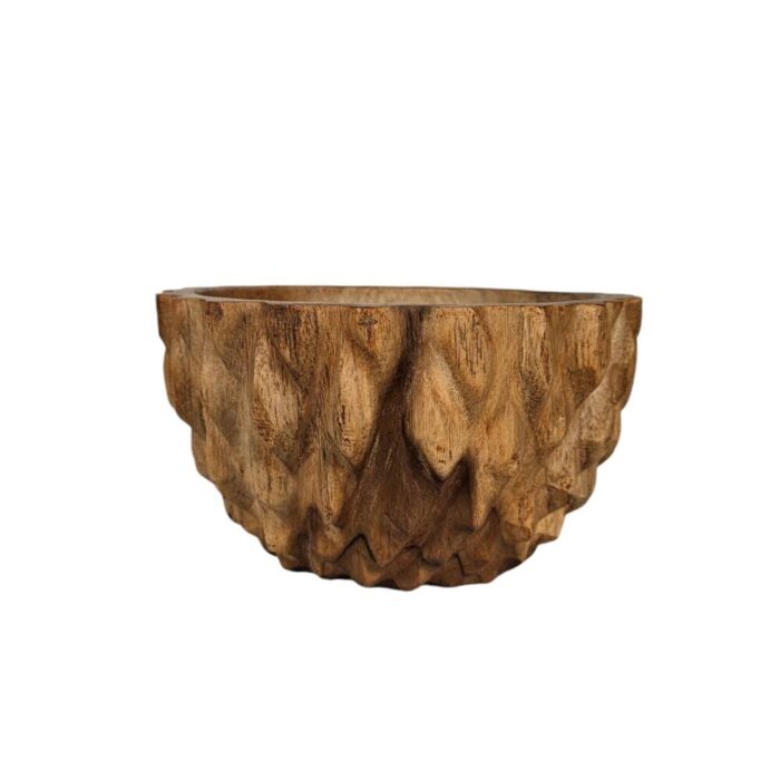 Burmese Teak Durian Bowl