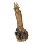 Carved Wooden Decorative Cockatoo
