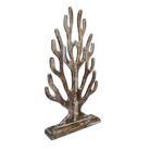 Carved Wooden Coral Jewelry Holder