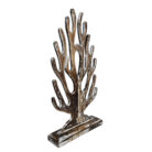 Coral Inspired Wooden Jewelry Stand