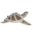 Wooden Swimming Turtle Home Decor
