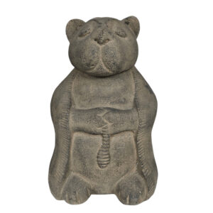 Cement Cat In Robe Statue