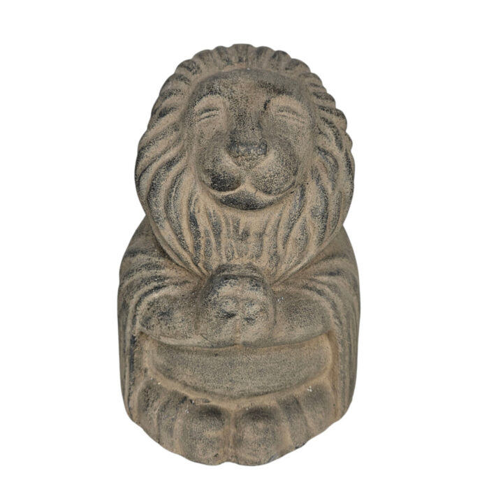 Cement Praying Lion Statue