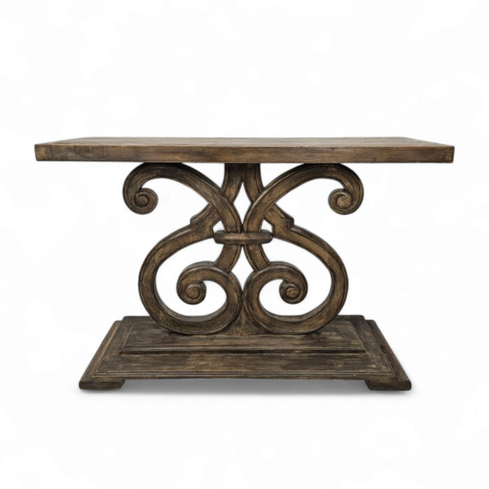 Chateau-Console-Table-Front.jpg Carved wood console table