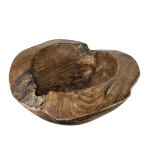 Burmese Teak Chunky Root Bowl