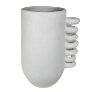 Danae White Terra Vase