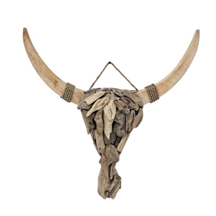 Driftwood Cow Head Wall Decor Driftwood Cow Head Wall Decor