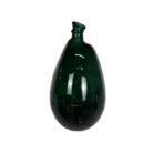 Forest green bottle vase