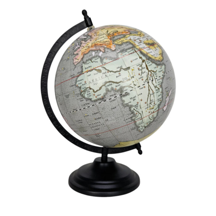 Grey-And-Black-Classic-Desk-Globe.jpg Classic Office Desk Globe