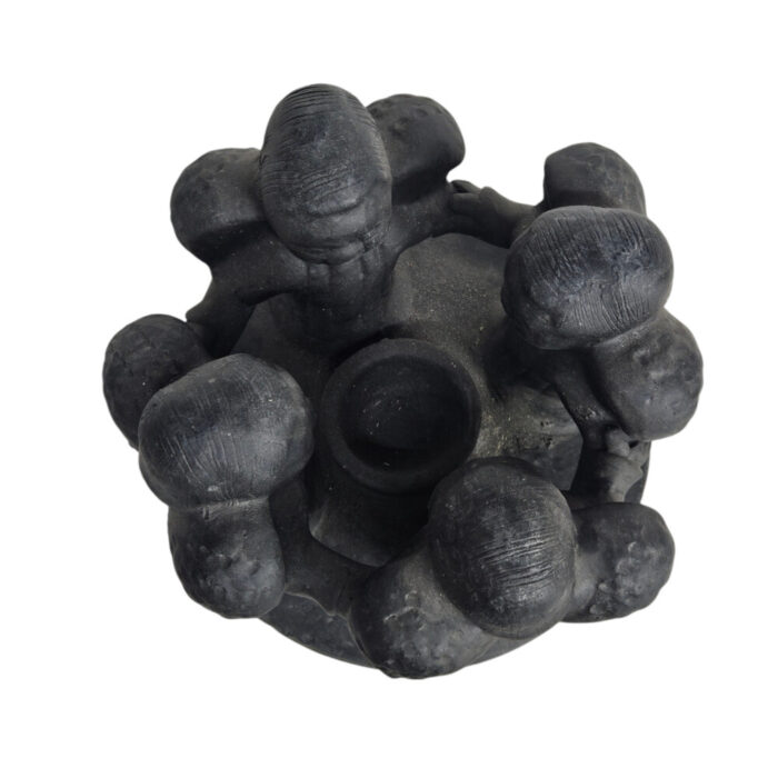 Grey-Angel-Circle-Top.jpg Decorative Angel Circle Candle Stand