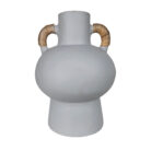 White centerpiece vase