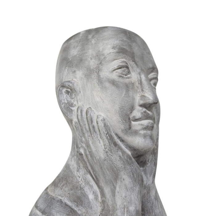 Grey-GRC-Hands-On-Face-Main-One-Close.jpg Hand on face sculpture