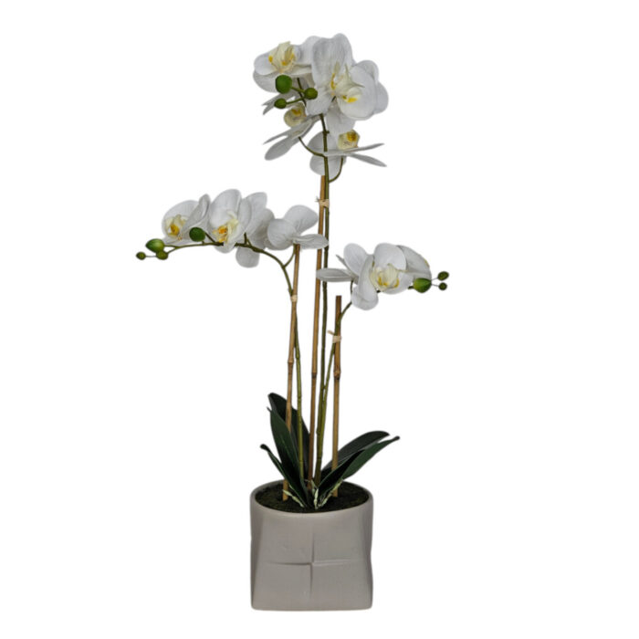 Faux White Orchid Faux White Orchid