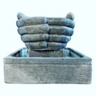 Outdoor stone water feature