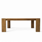 Solid teak dining table