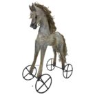 Wooden Horse on Wheels