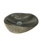 Rustic River Stone Basin – One-of-a-Kind Handmade Bathroom Feature