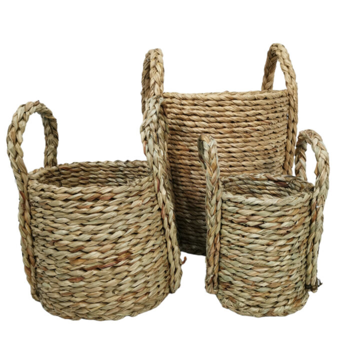 Decorative Basket With Handles Decorative Basket With Handles