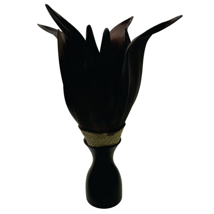 Brown Tall Coco Leaf Table Lamp Brown Tall Coco Leaf Table Lamp