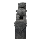 GRC Temple Lion Pair On Stand