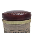 Leather Jack Daniels Stool