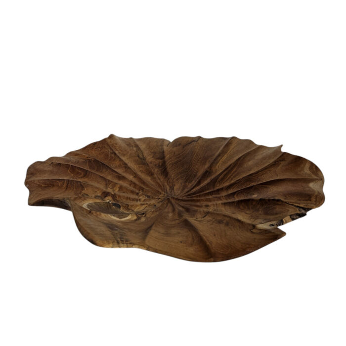 Lotus-Teak-Bowl-Side.jpg Teak Lotus Decorative Bowl