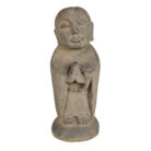 Cement Monk In Robe Statue