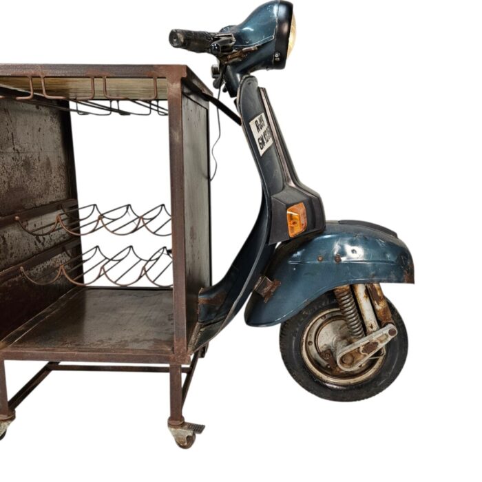 Motorbike Bar Counter Side Full Front View Motorbike Bar Counter Side Full Front View