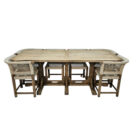 Outdoor dining bar set