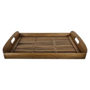 Natural Flat Bambu Serving Tray