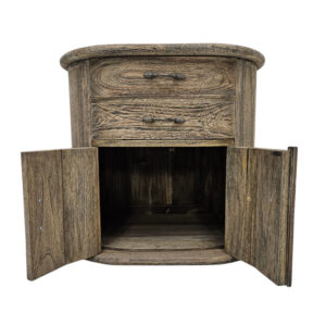 Natural teak server