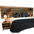 Kersen Slatted Teak Headboard