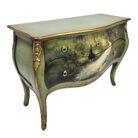 Wooden Peacock Bombay Chest of Drawers