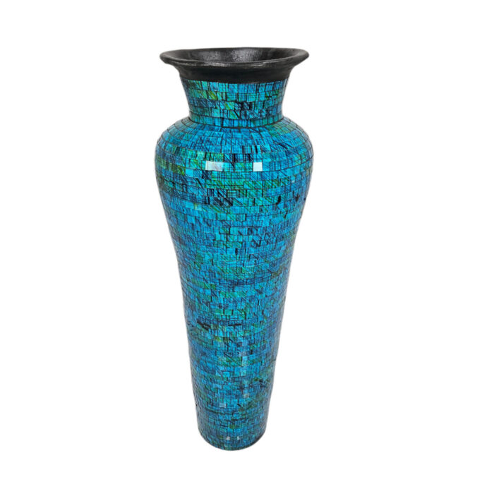Pottery-Blue-Mosaic-Vase.jpg Pottery Blues Mosaic Vase