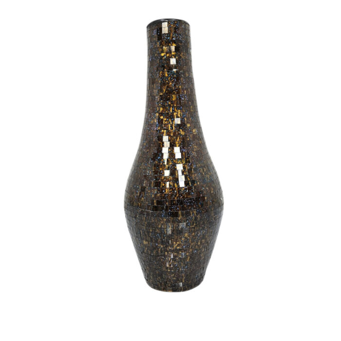 Brown Purple Spots Mosaic Vase Brown Purple Spots Mosaic Vase