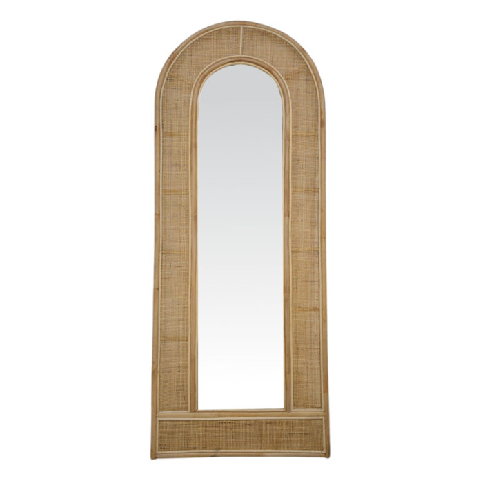 Rattan Arch Wall Mirror Rattan Arch Wall Mirror