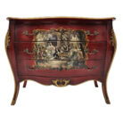 Wooden Motif Bombay Chest of Drawers
