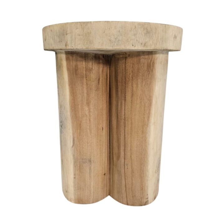 Sekai Side Table Suar Natural KIZ0100 Full Front Sekai Side Table Suar Natural KIZ0100 Full Front