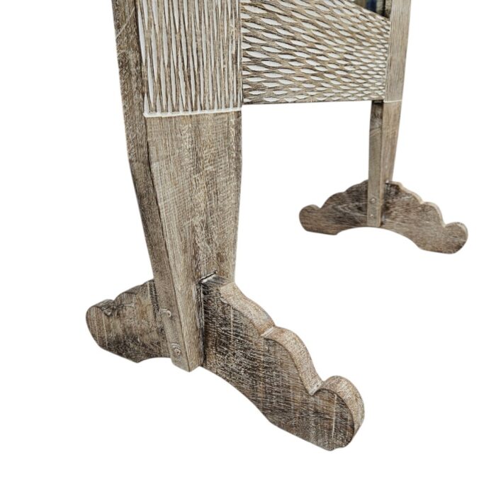 Serang Carved Standing Mirror