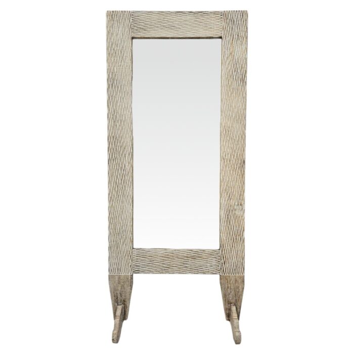 Serang Carved Standing Mirror