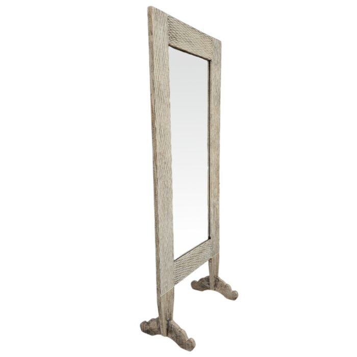 Serang Carved Standing Mirror