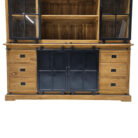 Glass-paneled display cabinet