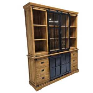 Rustic teak cabinet