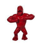 Gloss Red Resin Gorilla Home Decor