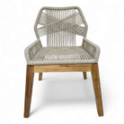 Natural teak dining chair